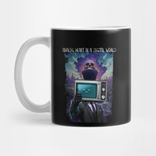 ANALOG HEART IN A DIGITAL WORLD Mug